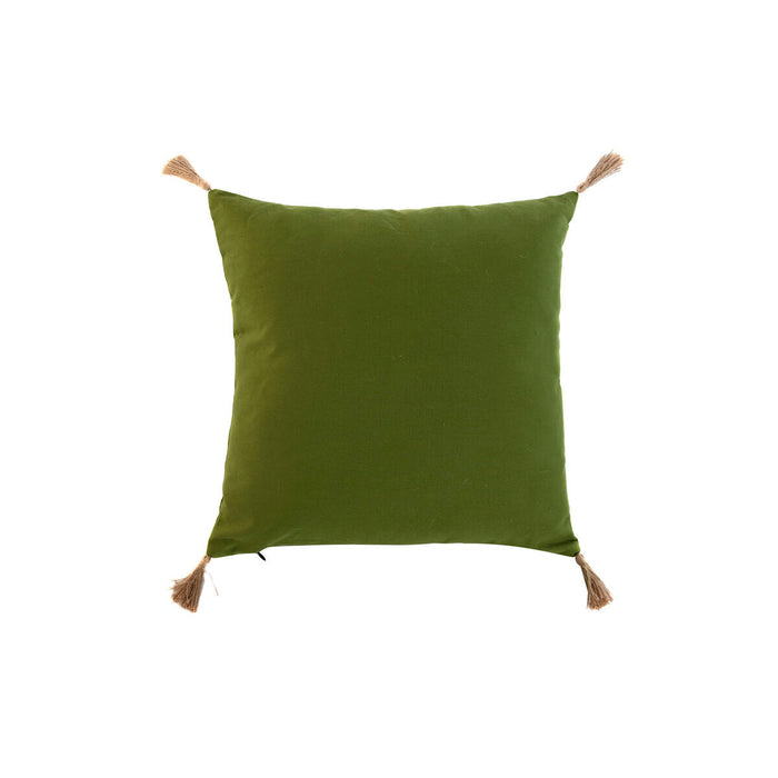 Pernă Home ESPRIT Verde Natural Boho 45 x 5 x 45 cm