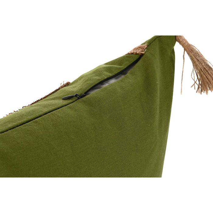 Pernă Home ESPRIT Verde Natural Boho 45 x 5 x 45 cm