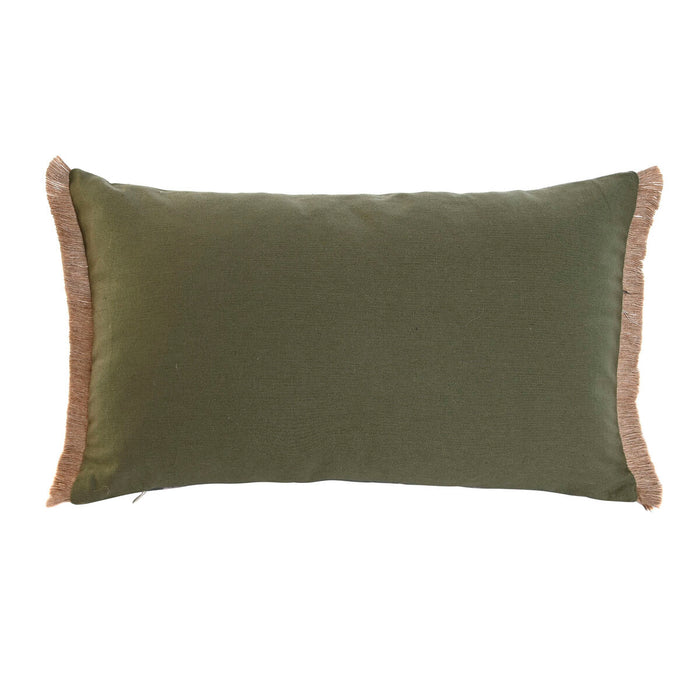 Pernă Home ESPRIT Verde Květiny Boho 50 x 5 x 30 cm