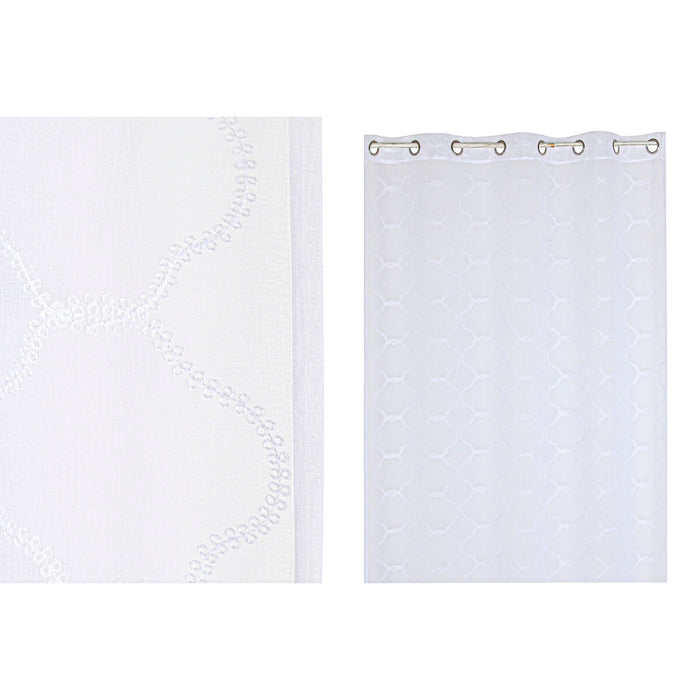 Perdele Home ESPRIT Alb 140 x 260 x 260 cm