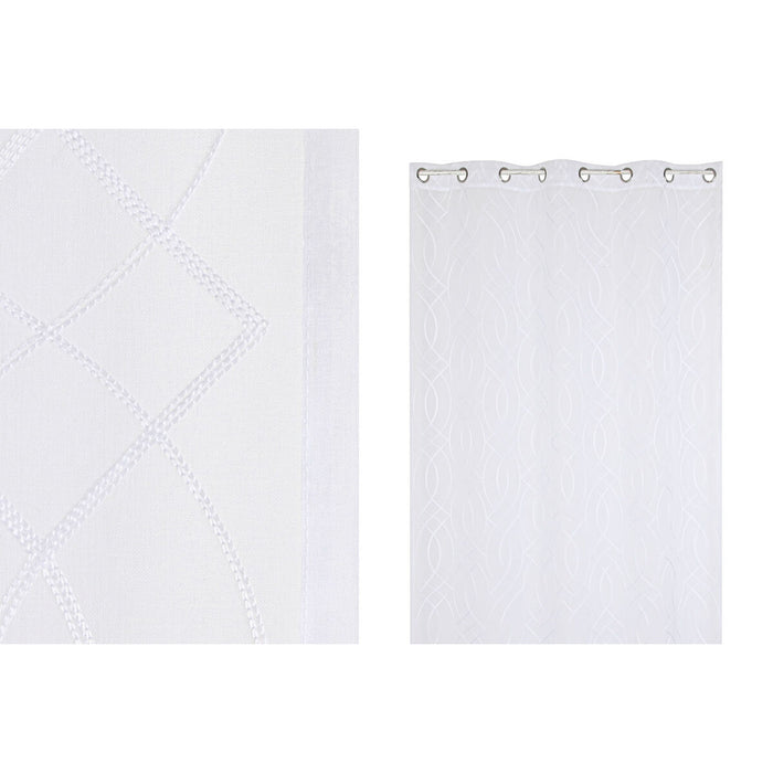Perdele Home ESPRIT Alb 140 x 260 x 260 cm