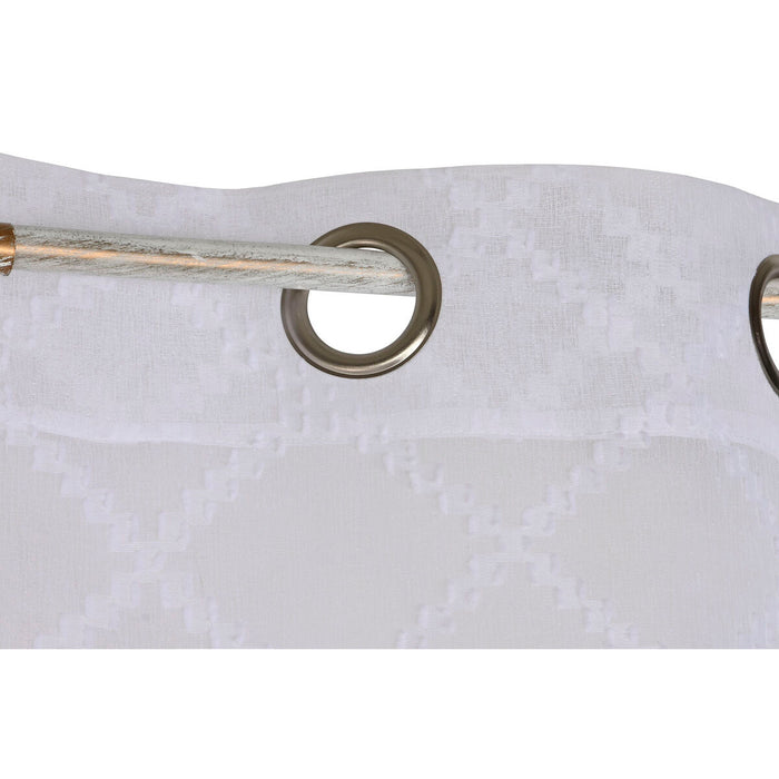 Perdele Home ESPRIT Alb 140 x 260 x 260 cm