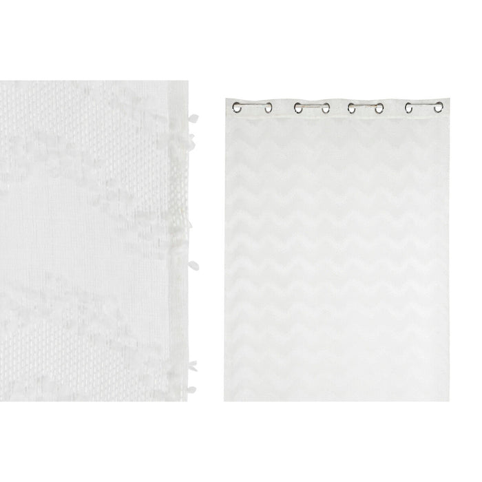 Perdele Home ESPRIT Alb 140 x 260 x 260 cm