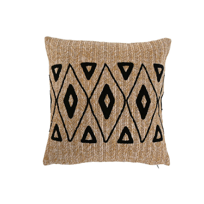 Pernă Home ESPRIT Negru Natural 42 x 15 x 42 cm