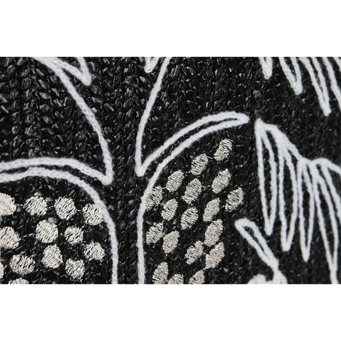 Pernă Home ESPRIT Alb Negru Palmier 42 x 15 x 42 cm