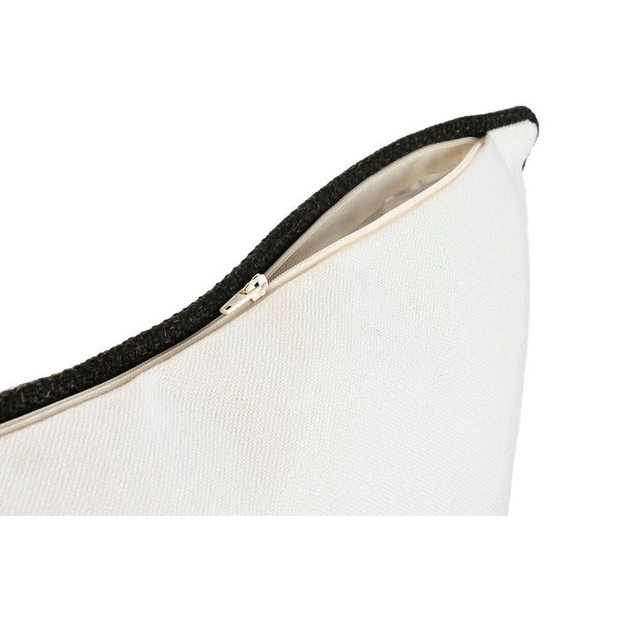 Pernă Home ESPRIT Alb Negru Imprimat 45 x 15 x 45 cm