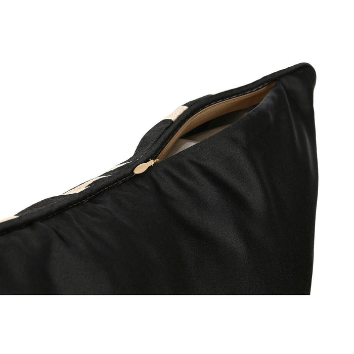 Pernă Home ESPRIT Negru Auriu* 45 x 15 x 45 cm