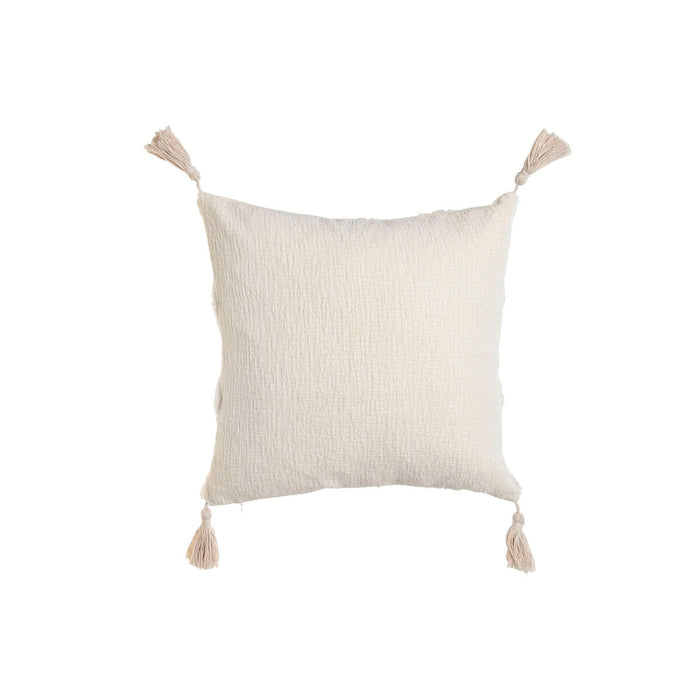 Pernă Home ESPRIT Alb Ciucuri Boho 45 x 15 x 45 cm