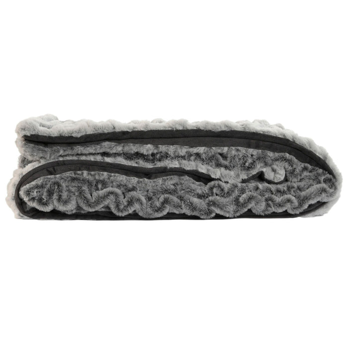 Pătură Home ESPRIT Gri 130 x 170 x 2 cm