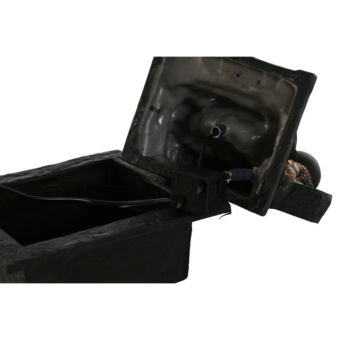 Kašna Home ESPRIT Rășină Buda Oriental 21 x 19 x 27 cm (2 Unități)