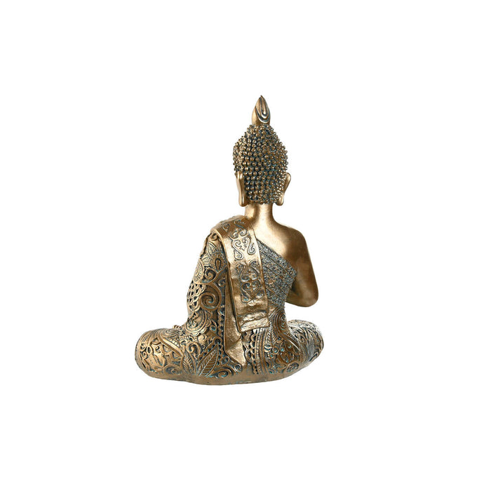Figură Decorativă Home ESPRIT Auriu* Buda Oriental 29 x 16 x 37 cm