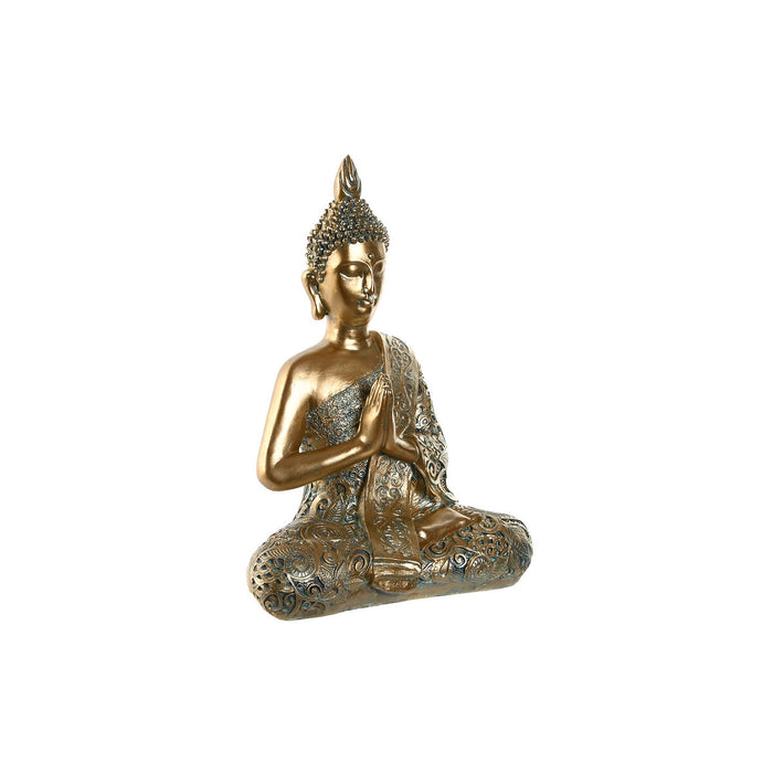 Figură Decorativă Home ESPRIT Auriu* Buda Oriental 29 x 16 x 37 cm