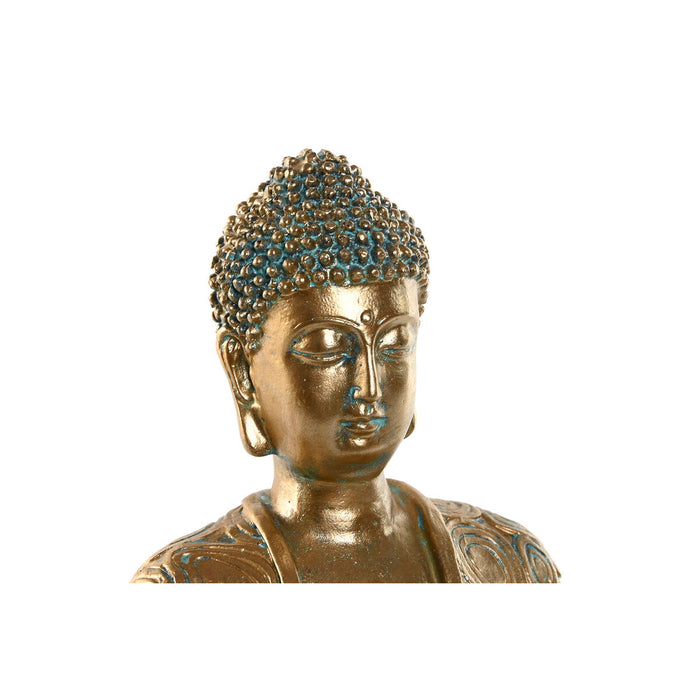 Figură Decorativă Home ESPRIT Auriu* Buda Oriental 20 x 12 x 24,3 cm