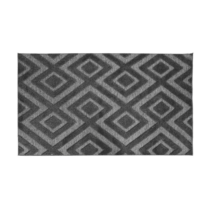 Covor Home ESPRIT Gri închis 175 x 100 x 1 cm
