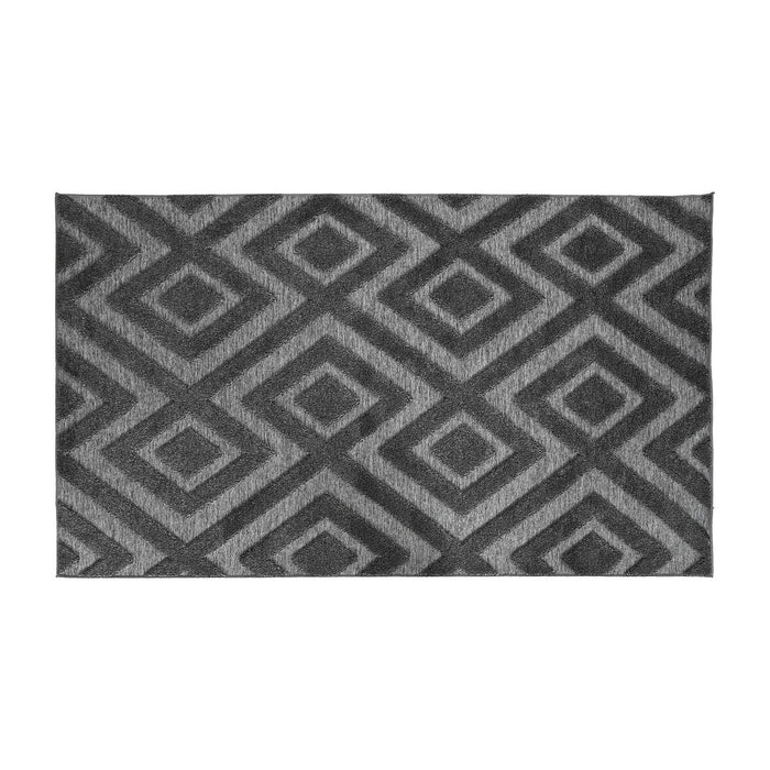 Covor Home ESPRIT 200 x 140 cm Gri Gri închis