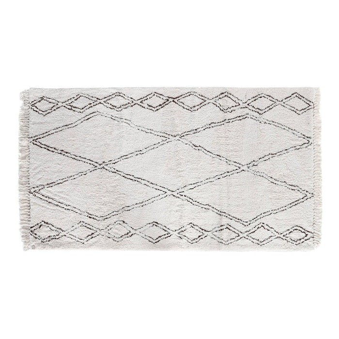 Covor Home ESPRIT Negru Bej Boho 175 x 100 x 3 cm