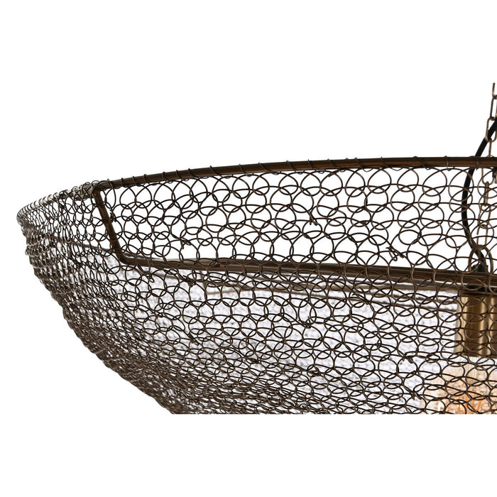 Lustră Home ESPRIT Cupru Metal Fier 50 W 90 x 90 x 20 cm