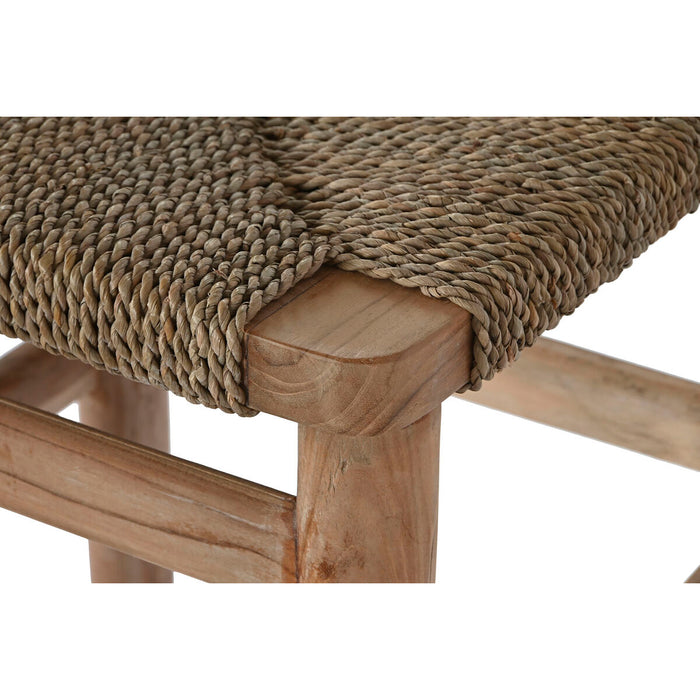 Taburet Home ESPRIT Natural Ratan Tec Fibră 37 x 45 x 77 cm