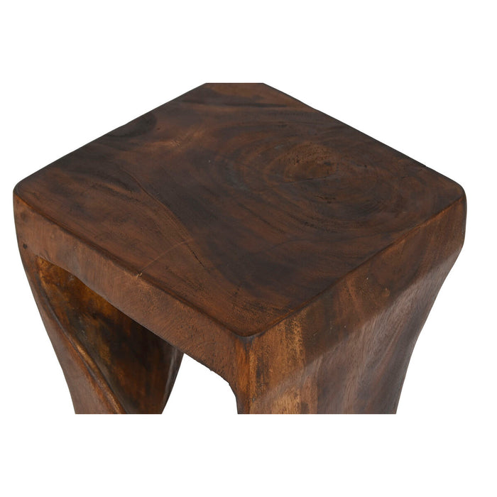 Măsuță Laterală Home ESPRIT Natural Maro închis 27 x 27 x 60 cm