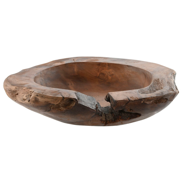 Decorațiune pentru Centrul Mesei Home ESPRIT Natural Maro închis 45 x 45 x 6 cm