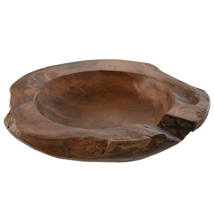 Decorațiune pentru Centrul Mesei Home ESPRIT Natural Maro închis 45 x 45 x 6 cm