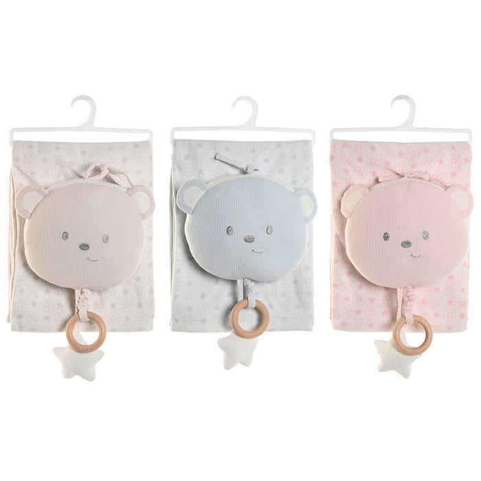 Set Cadou pentru bebeluși Home ESPRIT Albastru Bej Roz (3 Unități)