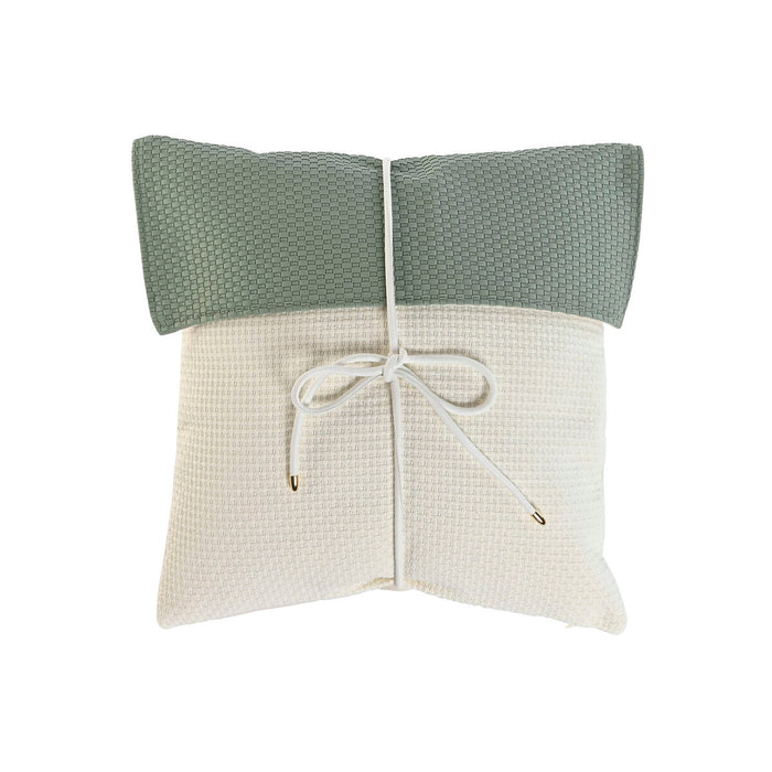 Pernă Home ESPRIT Alb Verde 45 x 10 x 45 cm