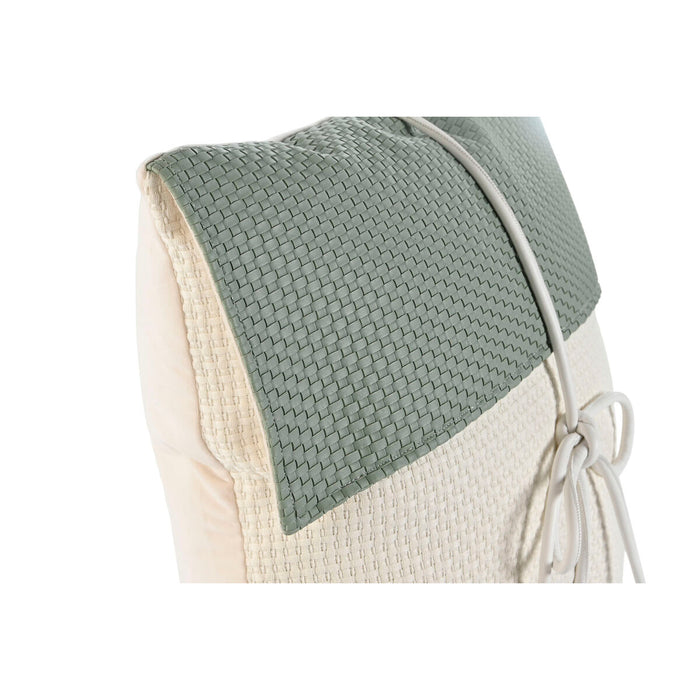 Pernă Home ESPRIT Alb Verde 45 x 10 x 45 cm