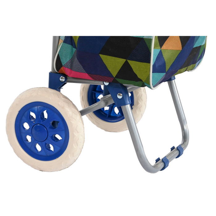 Cărucior de cumpărături Home ESPRIT Albastru 37 L 34 x 28 x 96 cm