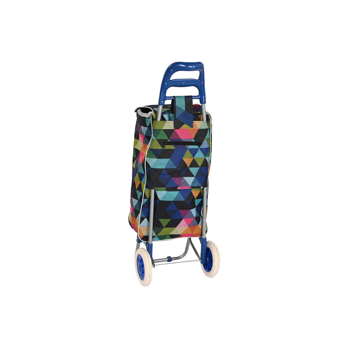 Cărucior de cumpărături Home ESPRIT Albastru 37 L 34 x 28 x 96 cm