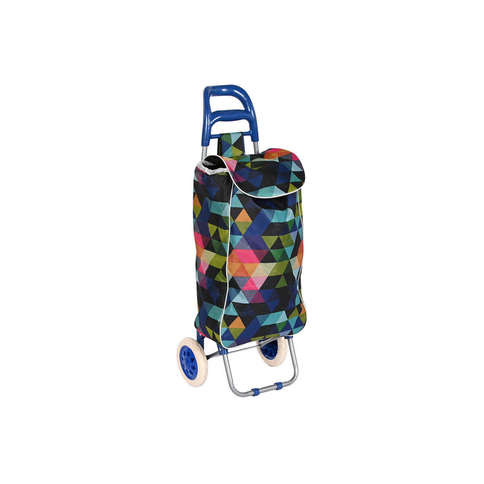 Cărucior de cumpărături Home ESPRIT Albastru 37 L 34 x 28 x 96 cm