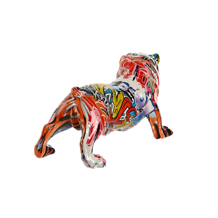 Figură Decorativă Home ESPRIT Multicolor Câine 25,5 x 12 x 13,5 cm