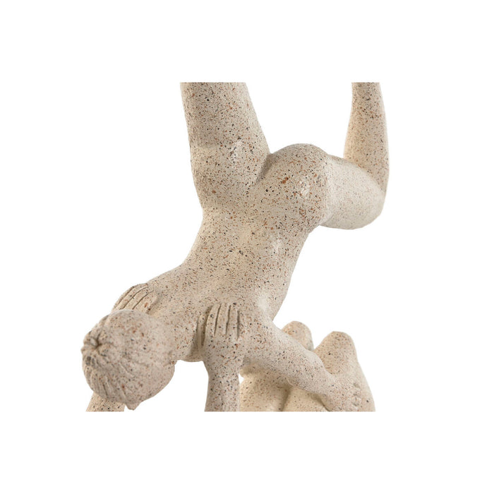 Figură Decorativă Home ESPRIT Alb Yoga 29 x 8 x 30 cm (2 Unități)