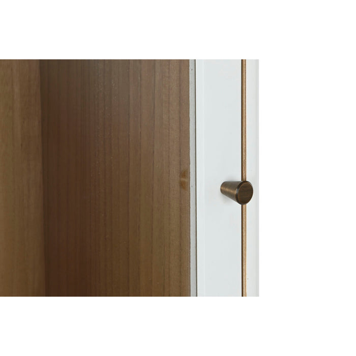 Raft Home ESPRIT Alb Ratan Lemn de paulownia 48 x 29 x 161 cm