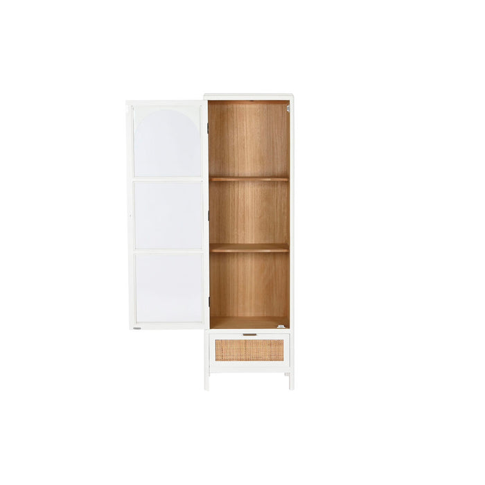 Raft Home ESPRIT Alb Ratan Lemn de paulownia 48 x 29 x 161 cm