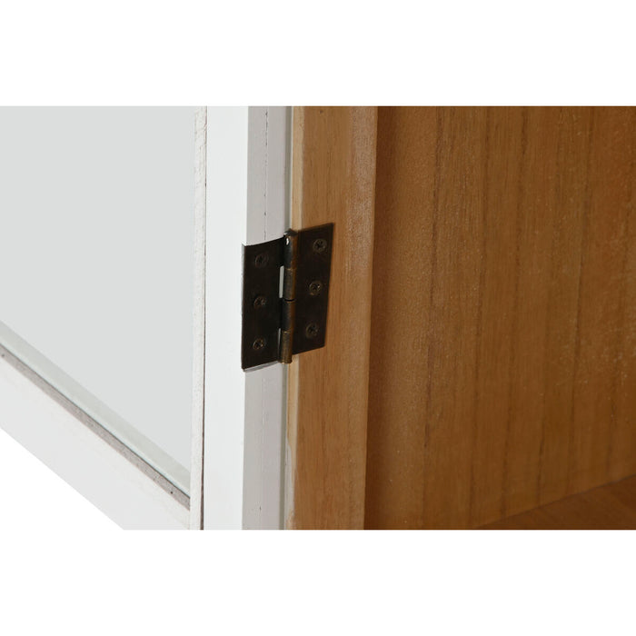 Raft Home ESPRIT Alb Ratan Lemn de paulownia 48 x 29 x 161 cm