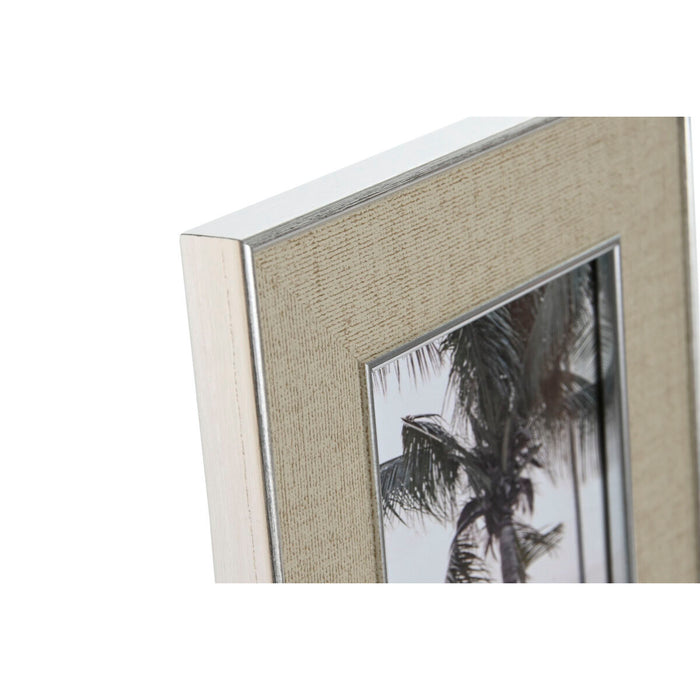 Ramă Foto Home ESPRIT Argintiu Geam polistiren Romantic 15,5 x 1,5 x 20,5 cm