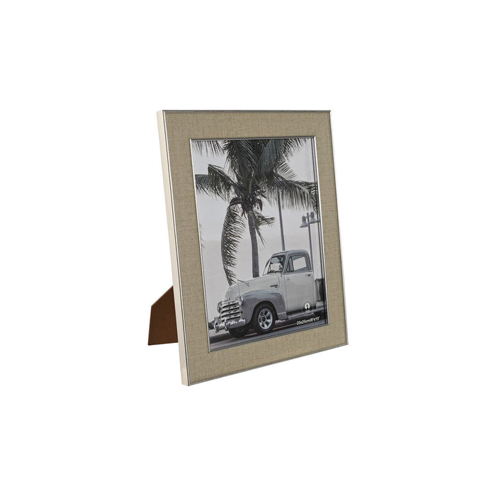 Ramă Foto Home ESPRIT Argintiu Geam polistiren 25,5 x 1,5 x 30,5 cm