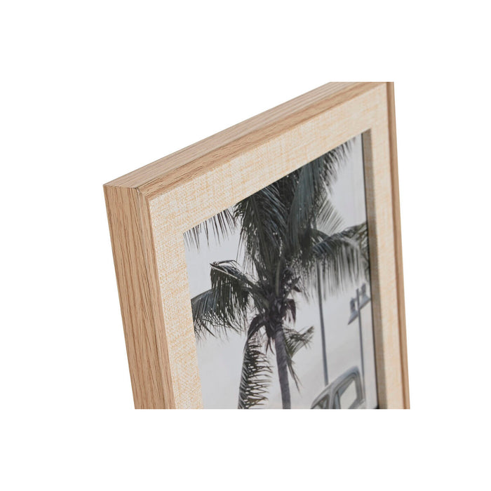 Ramă Foto Home ESPRIT Natural Geam Lemn MDF 25 x 1,8 x 30 cm