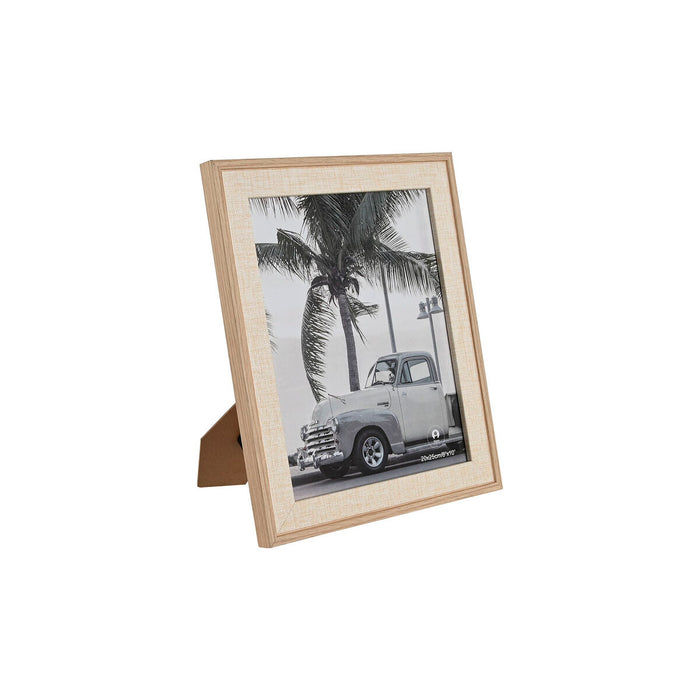 Ramă Foto Home ESPRIT Natural Geam Lemn MDF 25 x 1,8 x 30 cm