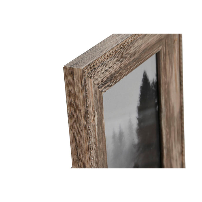 Ramă Foto Home ESPRIT Natural Aluminiu Geam polistiren 15 x 1,5 x 20,1 cm