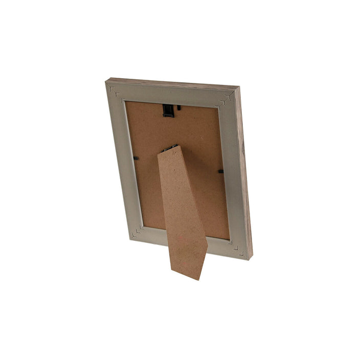 Ramă Foto Home ESPRIT Natural Geam polistiren Munte 17,5 x 1,5 x 22,6 cm
