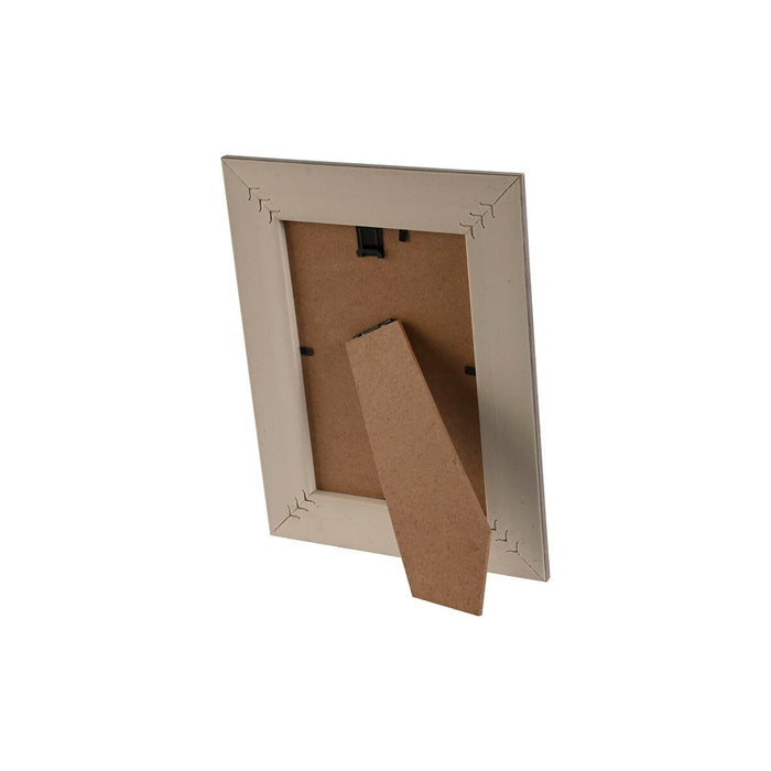 Ramă Foto Home ESPRIT Natural Aluminiu Geam polistiren 16,4 x 1,8 x 21,4 cm