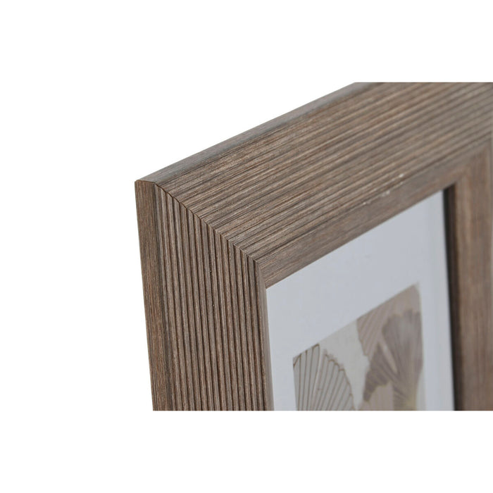 Ramă Foto Home ESPRIT Natural Geam polistiren 19 x 1,8 x 24 cm