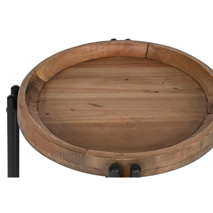 Măsuță Laterală Home ESPRIT Lemn Metal 50 x 50 x 60 cm