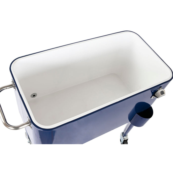 Frigider Portabil Home ESPRIT Bleumarin Oțel polipropilenă 56 L 74 x 43 x 80 cm