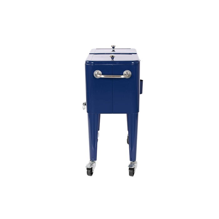 Frigider Portabil Home ESPRIT Bleumarin Oțel polipropilenă 56 L 74 x 43 x 80 cm