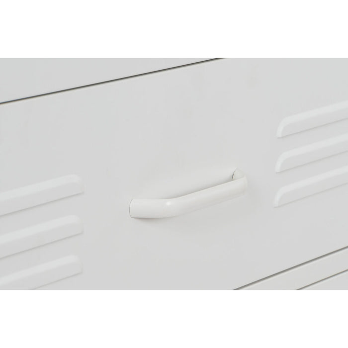 Dulap cu Sertare Home ESPRIT Alb Metal Vintage 80 x 35 x 102 cm