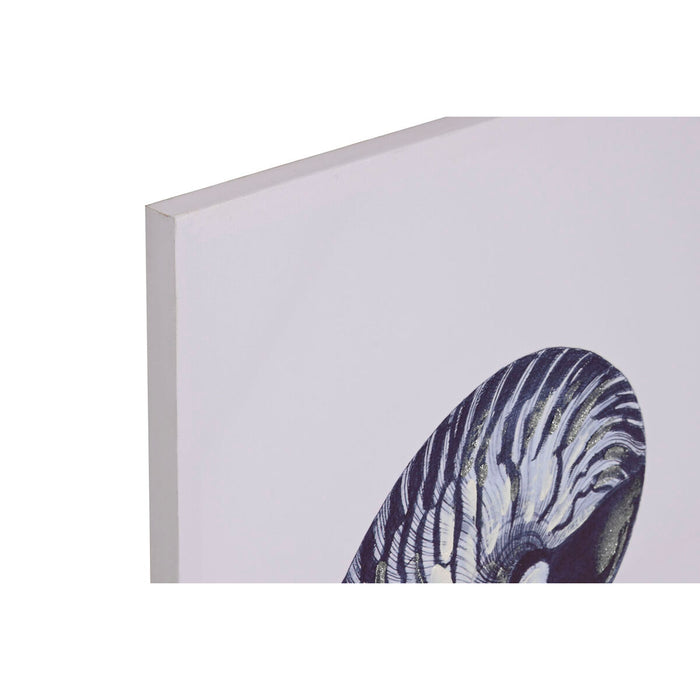 Tablou Home ESPRIT Scoică 60 x 2,5 x 80 cm (4 Unități)