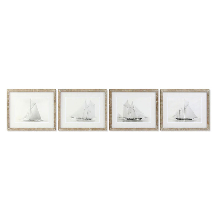 Tablou Home ESPRIT Producător de lumânări 60 x 2 x 50 cm (4 Unități)